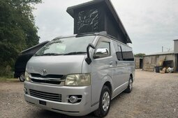 Toyota Hiace POP TOP 4 BERTH NEW CAMPER CONVERSION 5 SEATER 2007 Silver