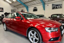 Audi A4 2.0T FSI Quattro SE Technik 4dr S Tronic 2013 Rosso