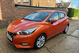 Nissan Micra 1.0 IG-T Acenta XTRON Euro 6 (s/s) 5dr Fliesheck 2019 Orange