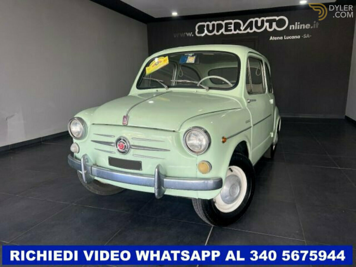 1962 Fiat 600 D 1962 PORTE A VENTO, foto 2