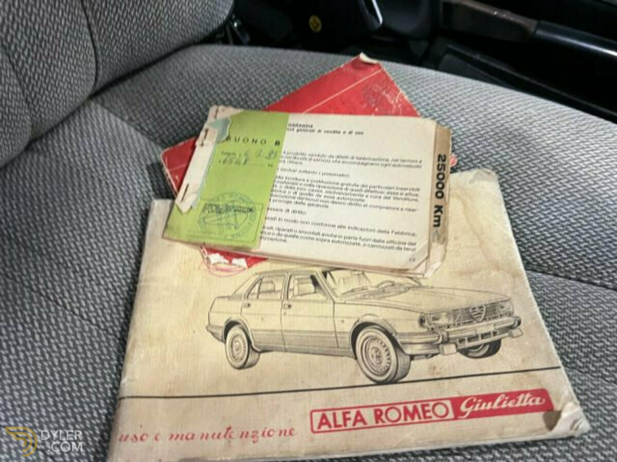 1982 Alfa Romeo Giulietta 1.6 TARGHE NERE / ISCRITTA ASI, foto 9