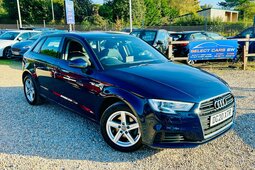 Audi A3 1.6 TDI 30 SE Technik Sportback 5dr Diesel Manual Hatchback 2020 Azul