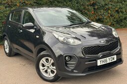 Kia Sportage 1.7 CRDi 1 Euro 6 (s/s) 5dr 2016 Schwarz