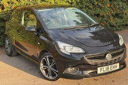 Vauxhall Corsa 1.4i Turbo Black Edition Euro 6 (s/s) 3dr Fliesheck 2018 Schwarz