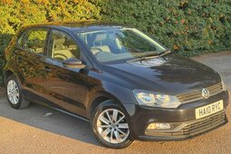 Volkswagen Polo 1.0 BlueMotion Tech SE Euro 6 (s/s) 5dr Fliesheck 2015 Schwarz