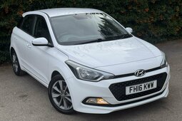 Hyundai i20 1.2 Blue Drive SE Euro 6 (s/s) 5dr Fliesheck 2016 Weiss