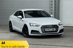 Audi A5 2.0 TFSI S line S Tronic Euro 6 (s/s) 2dr Coupe 2017 White