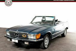 Mercedes-Benz 350 SL ASI GOLD PLATE * ITALIAN * FIRST SERIES Cabriolet / Roadster 1971 Blau