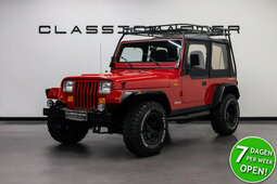 Jeep Wrangler 4.0i Softtop Cabriolet / Roadster 1995 Red