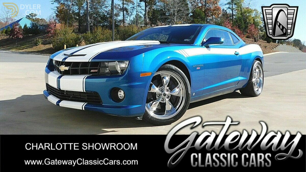 Camaro SS 2010 format 1/24 20 cm x 8.5 cm voiture en métal bleu Jada Toys