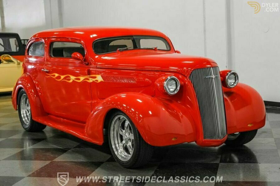 Classic 1937 Chevrolet Master Sedan Street Rod For Sale. Price 37