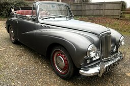 Sunbeam-Talbot 90 mark III drop head coupe Cabriolet / Roadster 1955 Grigio
