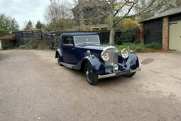 Bentley 4¼ Drophead Coupe by Park Ward Descapotable / Roadster 1937 Azul
