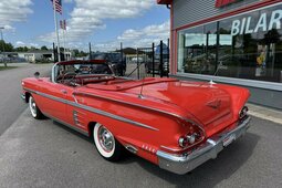 Chevrolet Impala Convertible. V8 / Aut. PS. PB. Fully renovated Cabriolet / Roadster 1958 Rosso