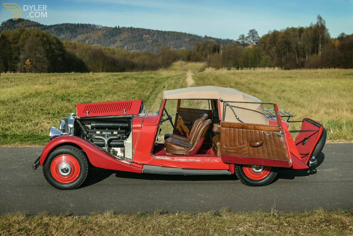 1936 Bentley 4¼ Park Ward Drophead Coupé, foto 3