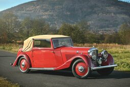 Bentley 4¼ Park Ward Drophead Coupé Cabriolet / Roadster 1936 Rot