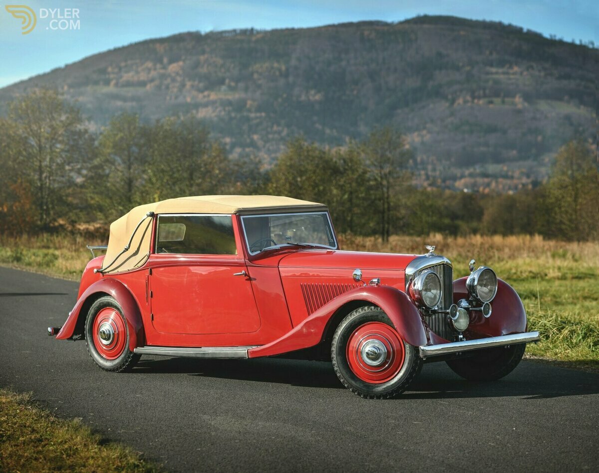 1936 Bentley 4¼ Park Ward Drophead Coupé, foto 1
