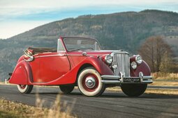 Jaguar Mark V Drophead Coupé Cabriolet / Roadster 1950 Rot