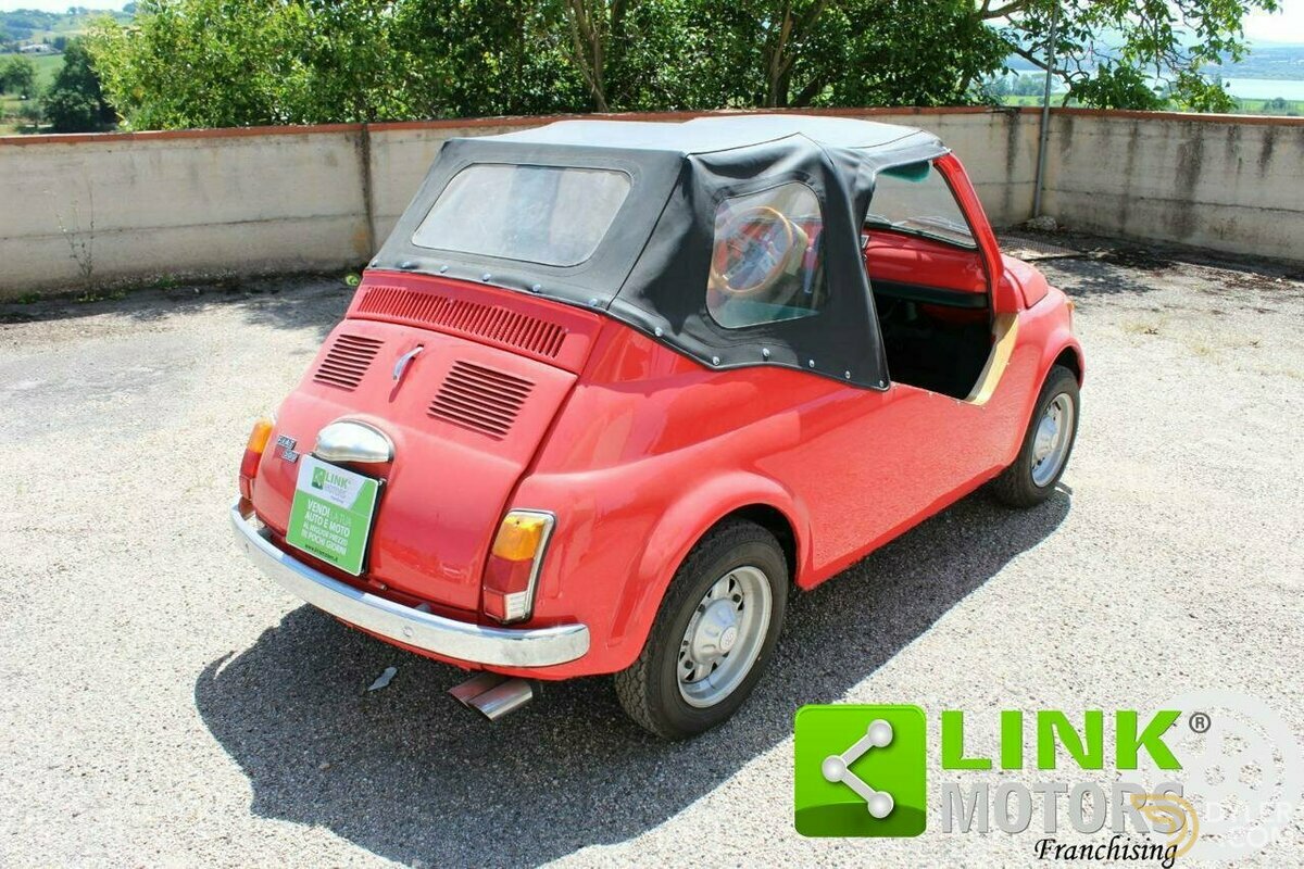 1967 Fiat 500 CABRIO ESEMPLARE UNICO DA OMOLOGARE, foto 5