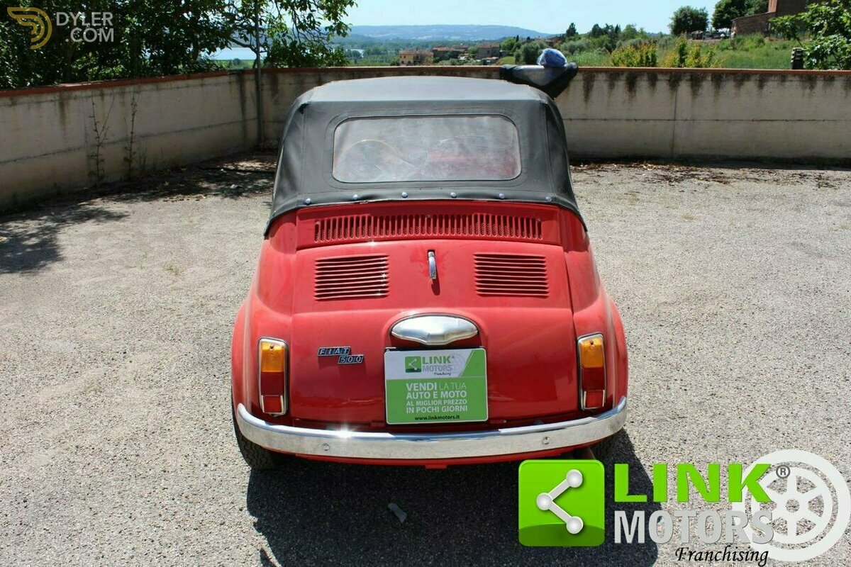 1967 Fiat 500 CABRIO ESEMPLARE UNICO DA OMOLOGARE, foto 6