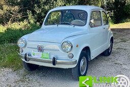 Fiat 600 D "Fanalona" III Serie, Restaurata, Omologata ASI 1968 White