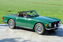Triumph TR6 Roadster Cabriolet / Roadster 1971 Verde