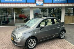 Fiat 500C Cabriolet TWINAIR BY GUCCI Automaat 1e eig. NL #RI Cabriolet / Roadster 2012 Grigio