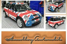 MINI Cooper S Chili UnionJack foliert RHD Rechtslenker... Berlina 2000