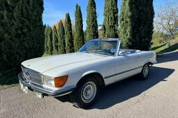 Mercedes-Benz SL 350 ITALIANA MANUALE 4POSTI Cabriolet / Roadster 1974 White