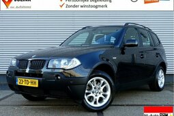 BMW X3 2.0i 16V Executive 4x4 I NL-Auto I Clima I Navi I Off-road 2006 Black