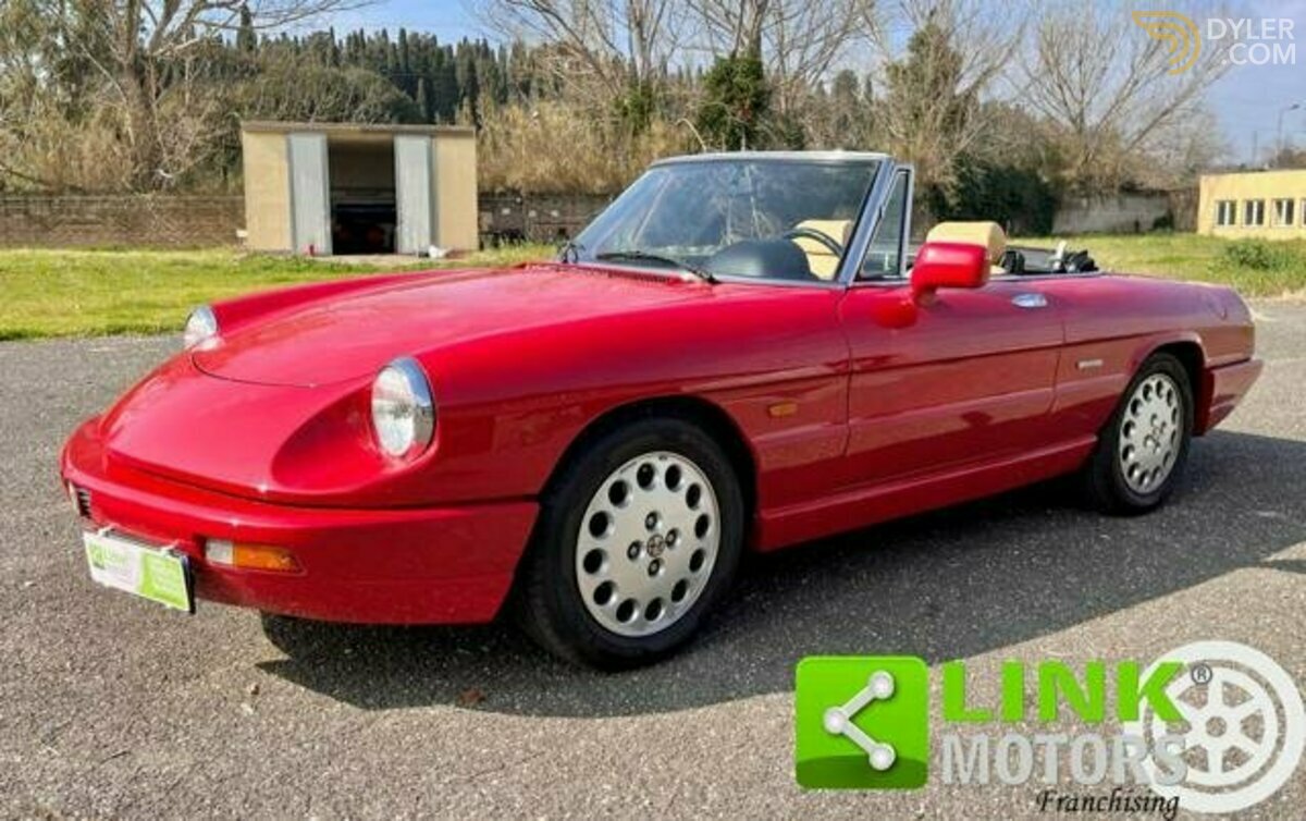 1990 Alfa Romeo Spider 2.0 Duetto, Omologata ASI, Matching Numbers, foto 1