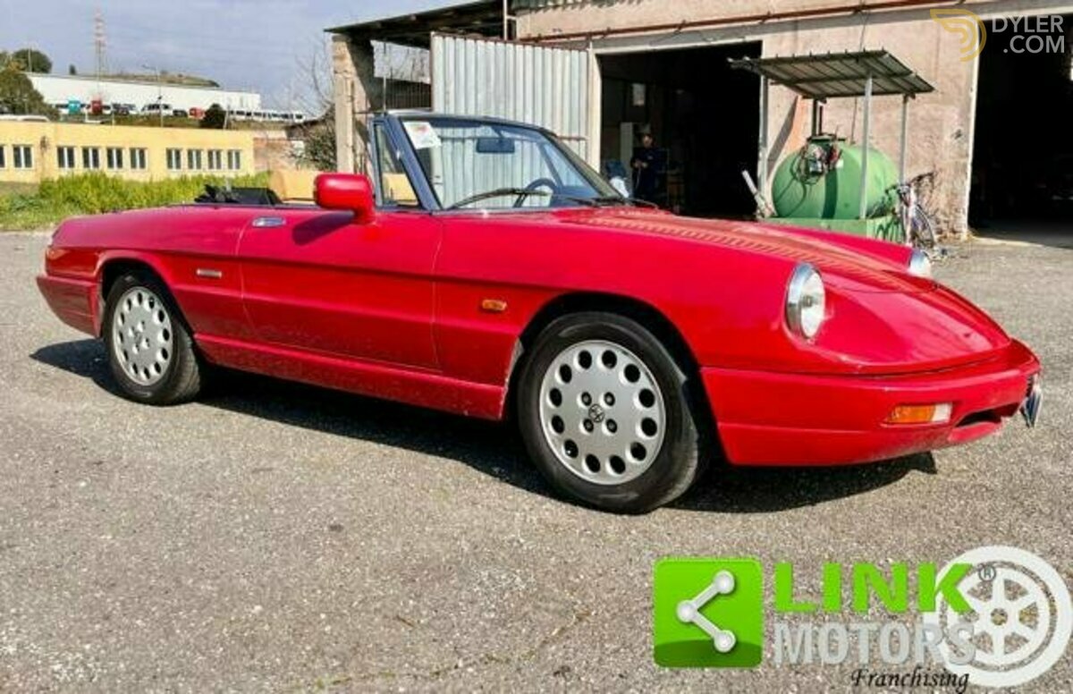 1990 Alfa Romeo Spider 2.0 Duetto, Omologata ASI, Matching Numbers, foto 2