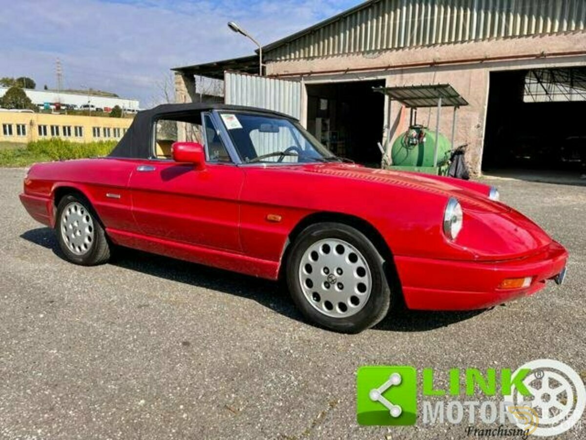 1990 Alfa Romeo Spider 2.0 Duetto, Omologata ASI, Matching Numbers, foto 3