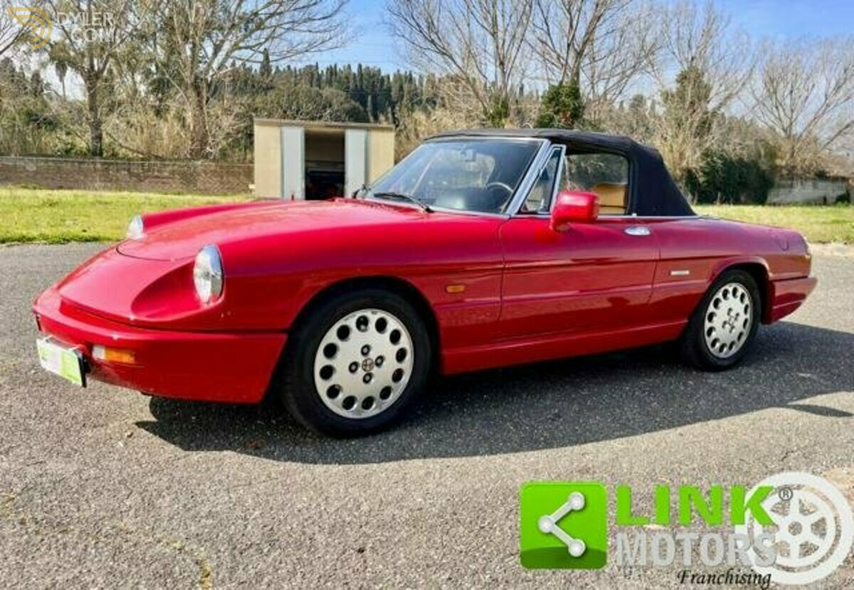 1990 Alfa Romeo Spider 2.0 Duetto, Omologata ASI, Matching Numbers, foto 4