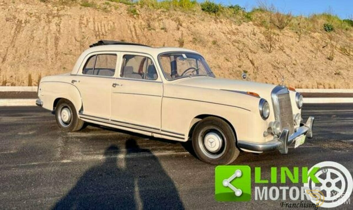 1958 Mercedes-Benz 220 S W180 Berlina, Tetto Webasto, Matching Numbers, foto 1