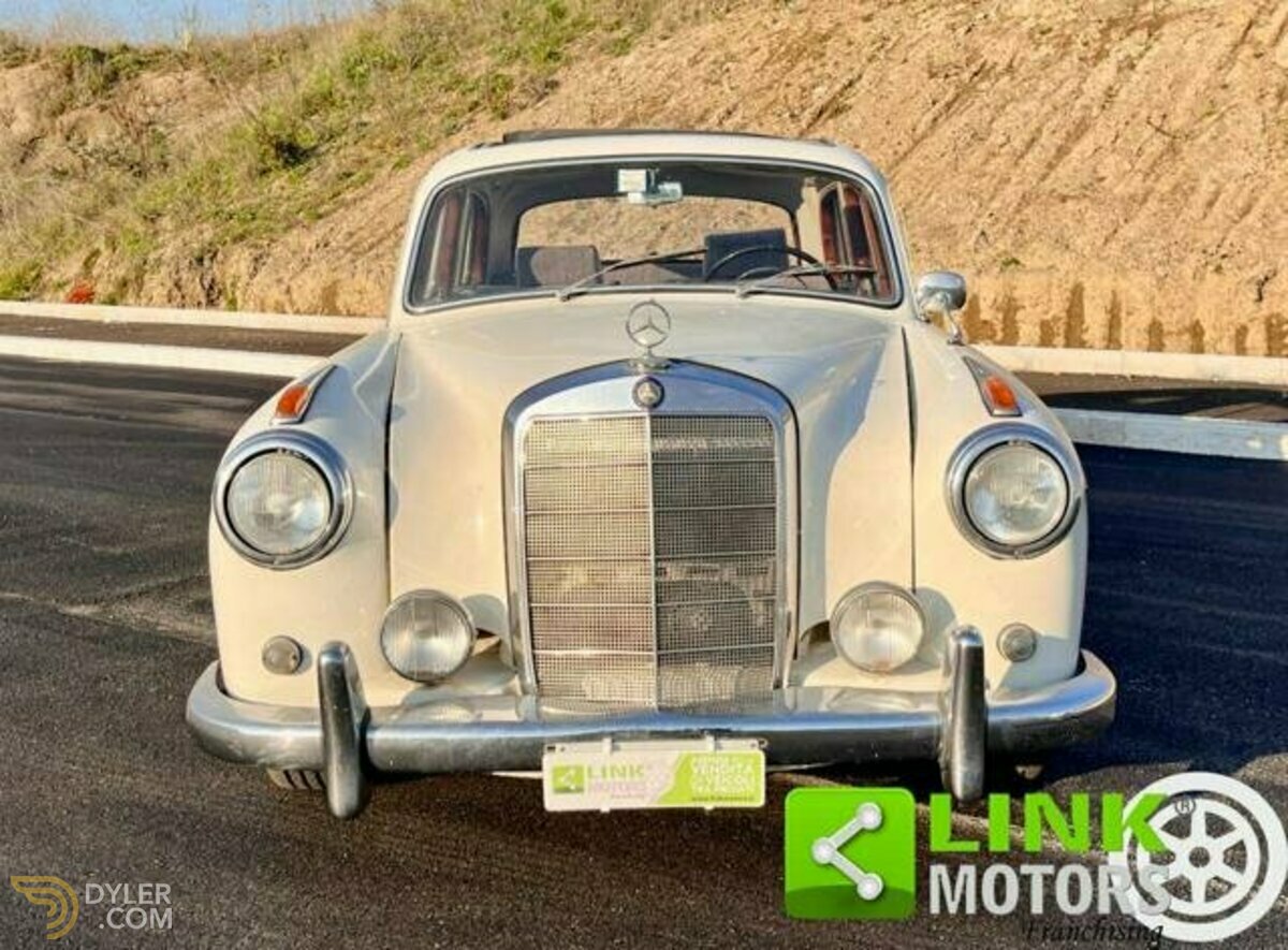 1958 Mercedes-Benz 220 S W180 Berlina, Tetto Webasto, Matching Numbers, foto 2