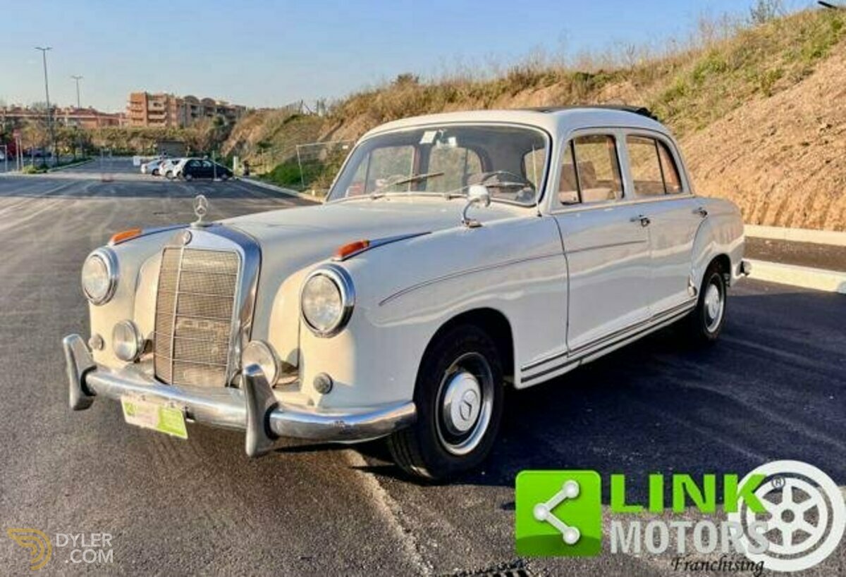 1958 Mercedes-Benz 220 S W180 Berlina, Tetto Webasto, Matching Numbers, foto 3