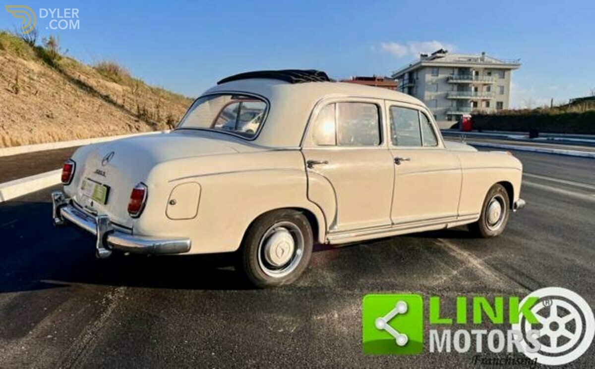1958 Mercedes-Benz 220 S W180 Berlina, Tetto Webasto, Matching Numbers, foto 4