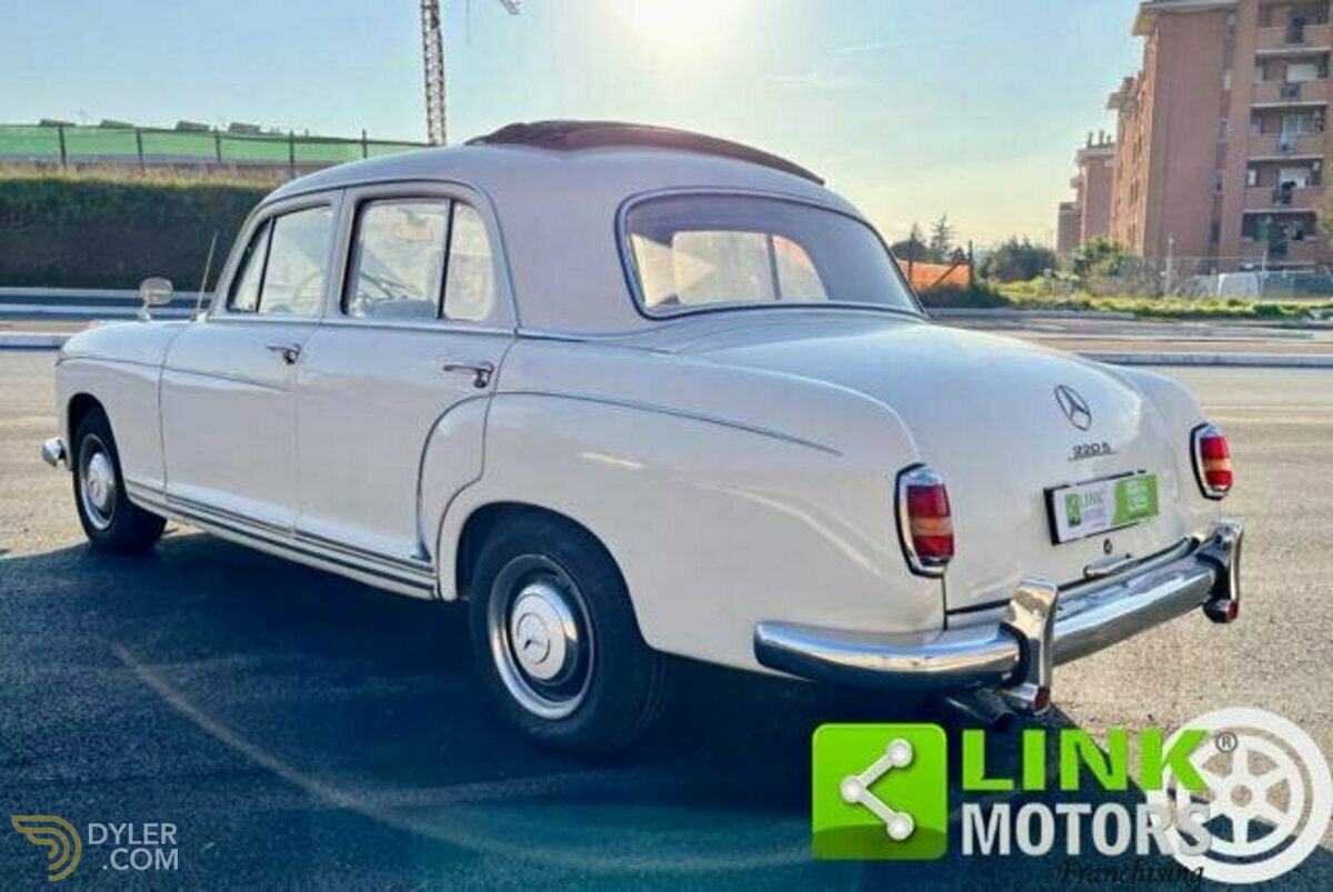 1958 Mercedes-Benz 220 S W180 Berlina, Tetto Webasto, Matching Numbers, foto 5
