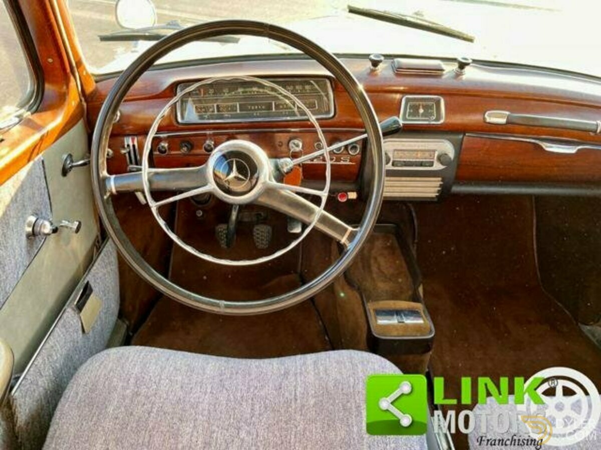 1958 Mercedes-Benz 220 S W180 Berlina, Tetto Webasto, Matching Numbers, foto 11
