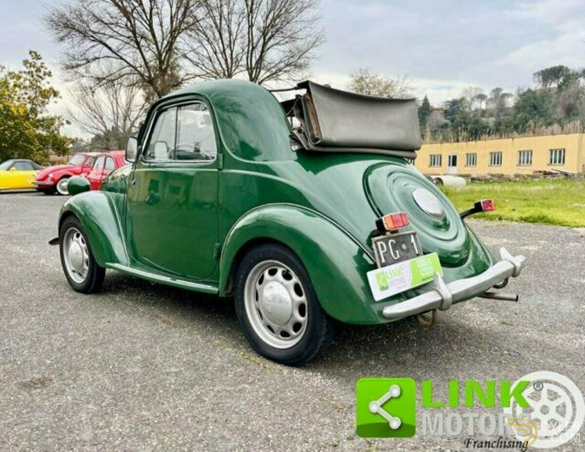 1949 Fiat Topolino 500B Trasformabile, Restaurata, Matching Numbers, foto 5