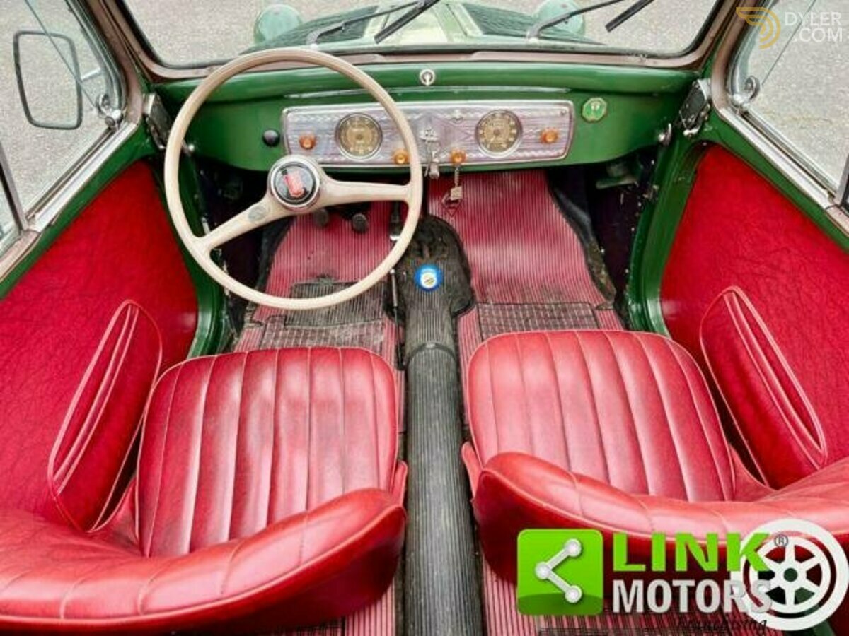 1949 Fiat Topolino 500B Trasformabile, Restaurata, Matching Numbers, foto 12