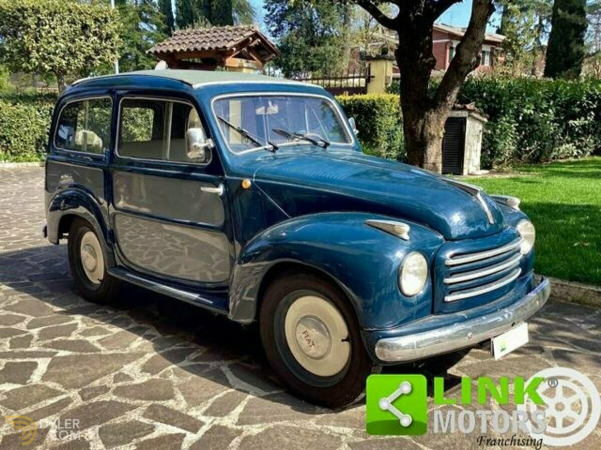 1954 Fiat 500 C Giardiniera Belvedere, conservata, omologata ASI, foto 3