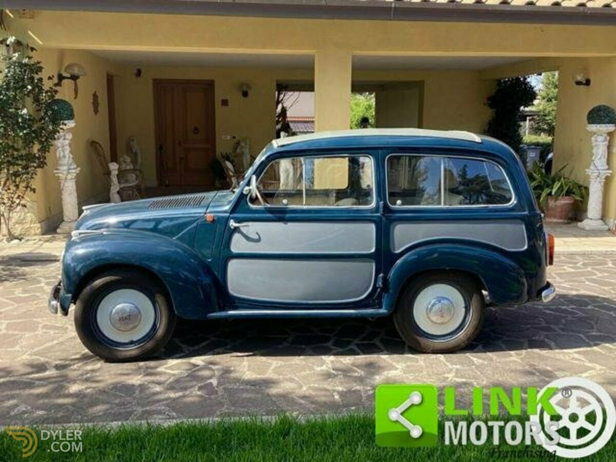 1954 Fiat 500 C Giardiniera Belvedere, conservata, omologata ASI, foto 4
