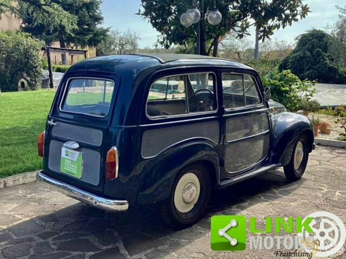 1954 Fiat 500 C Giardiniera Belvedere, conservata, omologata ASI, foto 5