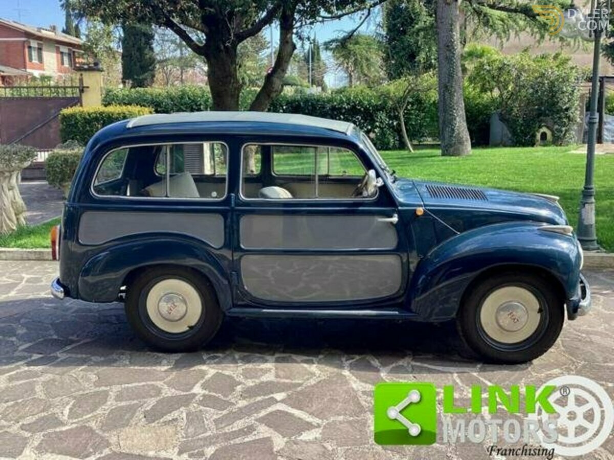 1954 Fiat 500 C Giardiniera Belvedere, conservata, omologata ASI, foto 8