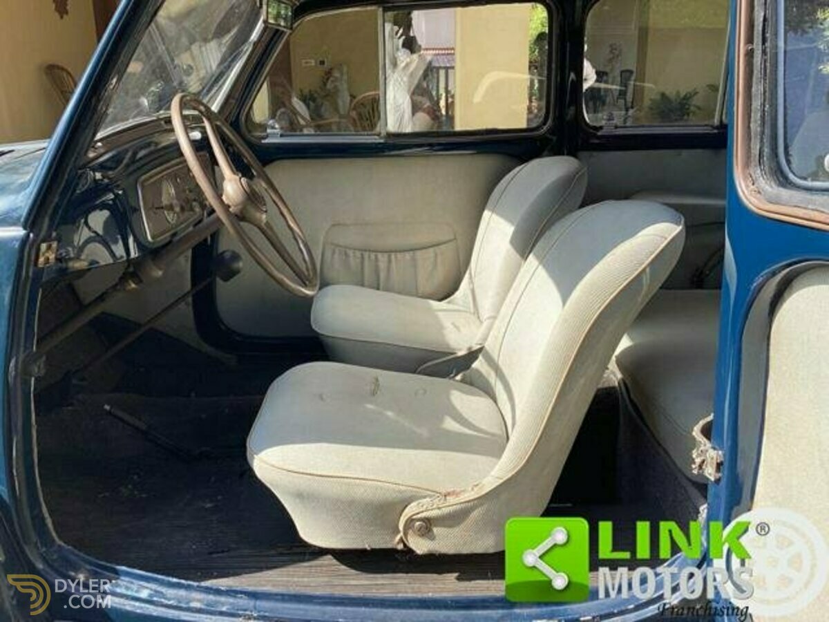 1954 Fiat 500 C Giardiniera Belvedere, conservata, omologata ASI, foto 9