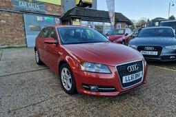 Audi A3 1.6 TDI SE Sportback 5dr Diesel Manual Euro 5 (s/s Hatchback 2011 Red