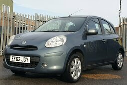 Nissan Micra 1.2 12V Acenta Hatchback 5dr Petrol CVT Euro 5 (80 Hatchback 2013 Grey