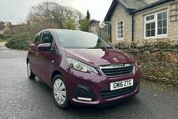 Peugeot 108 1.0 Active Hatchback 5dr Petrol Manual Euro 6 (68 Hatchback 2016 Purple